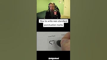 How To Write Secret Punctuation Marks! 😳🤯 #shorts
