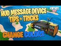 Custom hud messages tutorial tips  tricks  fortnite creative