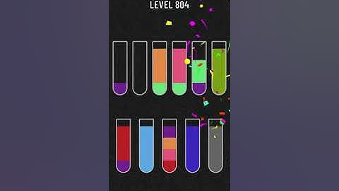 Water Sort Puzzle   level 804 !!! Mobile Cell Phone Game Walkthrough Android / Apple