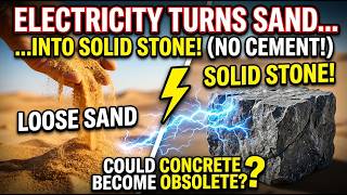 Electricity Turns Sand Into Solid Stone. No Cement Required! Could Concrete Become Obsolete?
