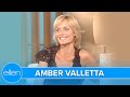 Amber Valletta Gives Ellen Modeling Tips