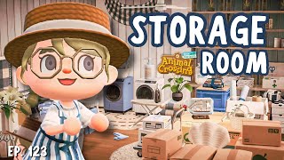 Adding a STORAGE ROOM to my House!  Let's Play ACNH #123