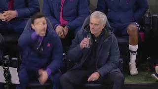 JOSE MOURINHO HILARIOUS REACTION - Tottenham vs Manchester City