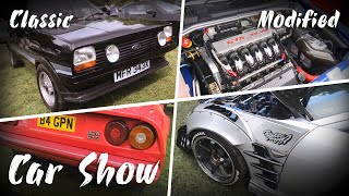 First Car Show Of 2021 Classic &amp; Modified Cars and Military Vehicles Manor Park Glossop