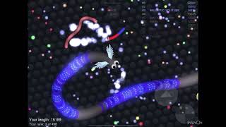 1st place on the leaderboard slither.io (MY NEW BEST GAME AND VIDEO EVER!!)