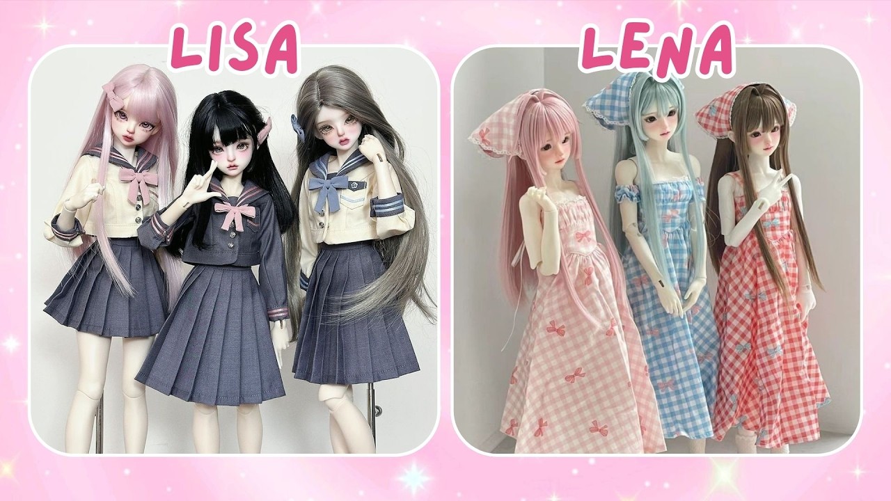 Cute Dolls | Lisa or Lena | Choose one #lisaorlena #kawaii #dolls #cute #lisaoulena #choose