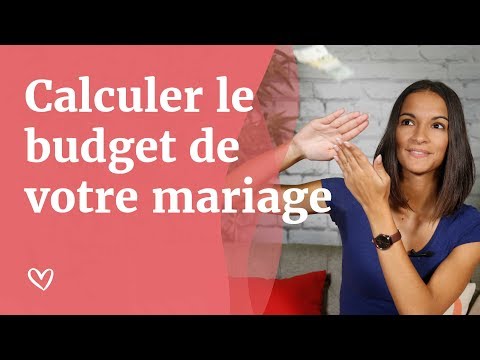 Calculer le budget de votre mariage  📌 1