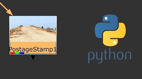 POSTAGE STAMP NODE #NUKE_PYTHON #THARUN_GANAPATHI