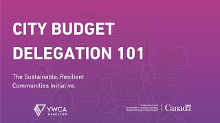 YWCA   City Budget Delegation 101