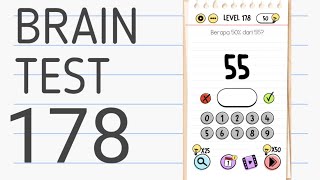 Brain test level 178 - Berapa 50% dai 55? #jawaban #Games #braintest