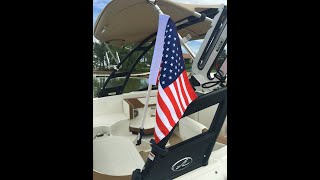 American Flag for Boat Tower