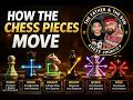 Chess Lesson # 2: How the Chess pieces move | Play Chess the right way(Hindi)