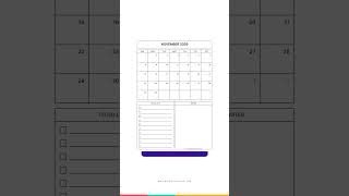 Printable November 2026 Calendar | Free PDF in A4 & US Letter Sizes
