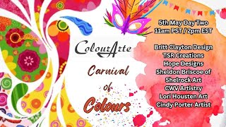 Carnival of Colours Event! COLOURARTE GIVEAWAY! #fluidart #giveaway #acrylicpouring