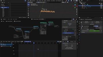 Tutorial: How to move keyframes in graph editor with geometry nodes made animations