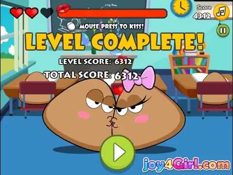 Pou Kissing Game - Online Pou Games for Little Kids - Pou Game Full Episode  