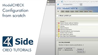 ModelCHECK tutorial: Creo configuration from scratch