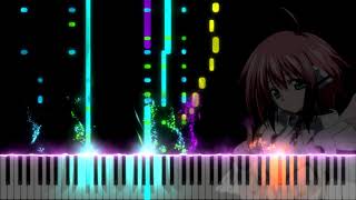 Sora no Otoshimono Forte Yuki no Tsubasa - Synthesia style piano roll with Korg Kronos audio remixed