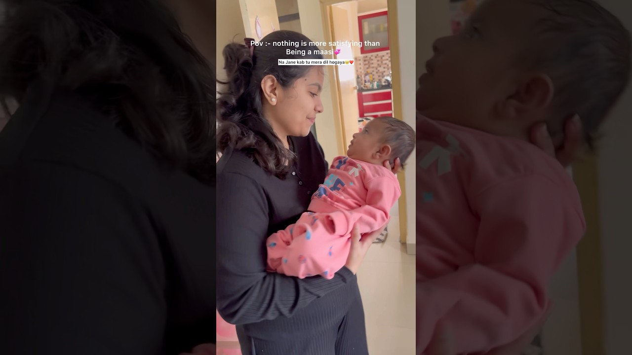 What could be more satisfying than this🥹💞 #niece #niecelove #shorts #youtubeshorts