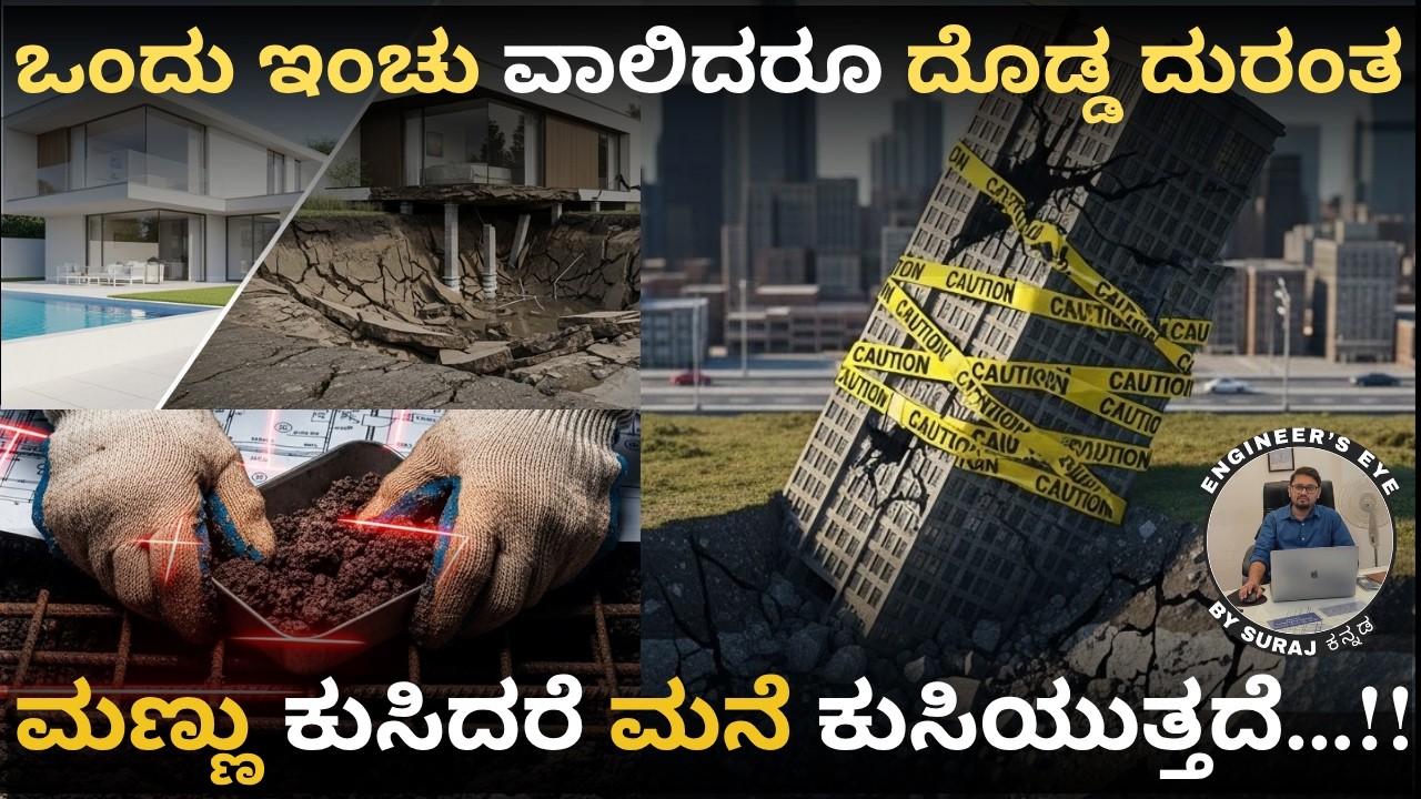 ಈ ಕಾರಣಕ್ಕೆ ಕಟ್ಟಡಗಳು ವಾಲುತ್ತವೆ! | Real Reasons Behind Building Failures | Engineer’s Eye by Suraj