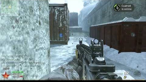Modern Warfare 2  - Tactical Nuke 9 - Sub Base/Team Deathmatch - Silenced M4A1 - 35/1/1