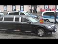 Mercedes from King Felipe VI of Spain visiting Berlin, Germany 10182022  TIME LAPSE