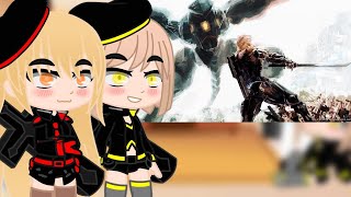 Nikke The Goddess Of Victory React To Raiden Vs Ray Mgrr, First Reaction