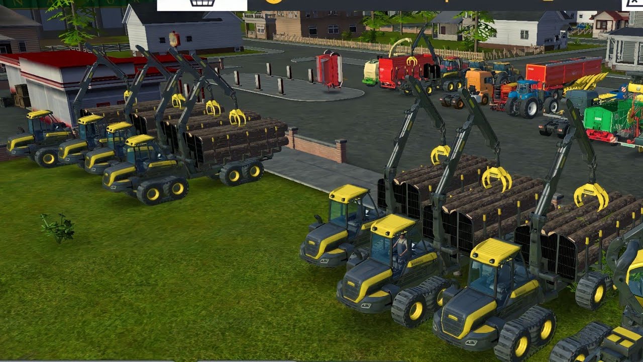 How to cut tree in farming simulator 16 gaming onus fs16 YouTube