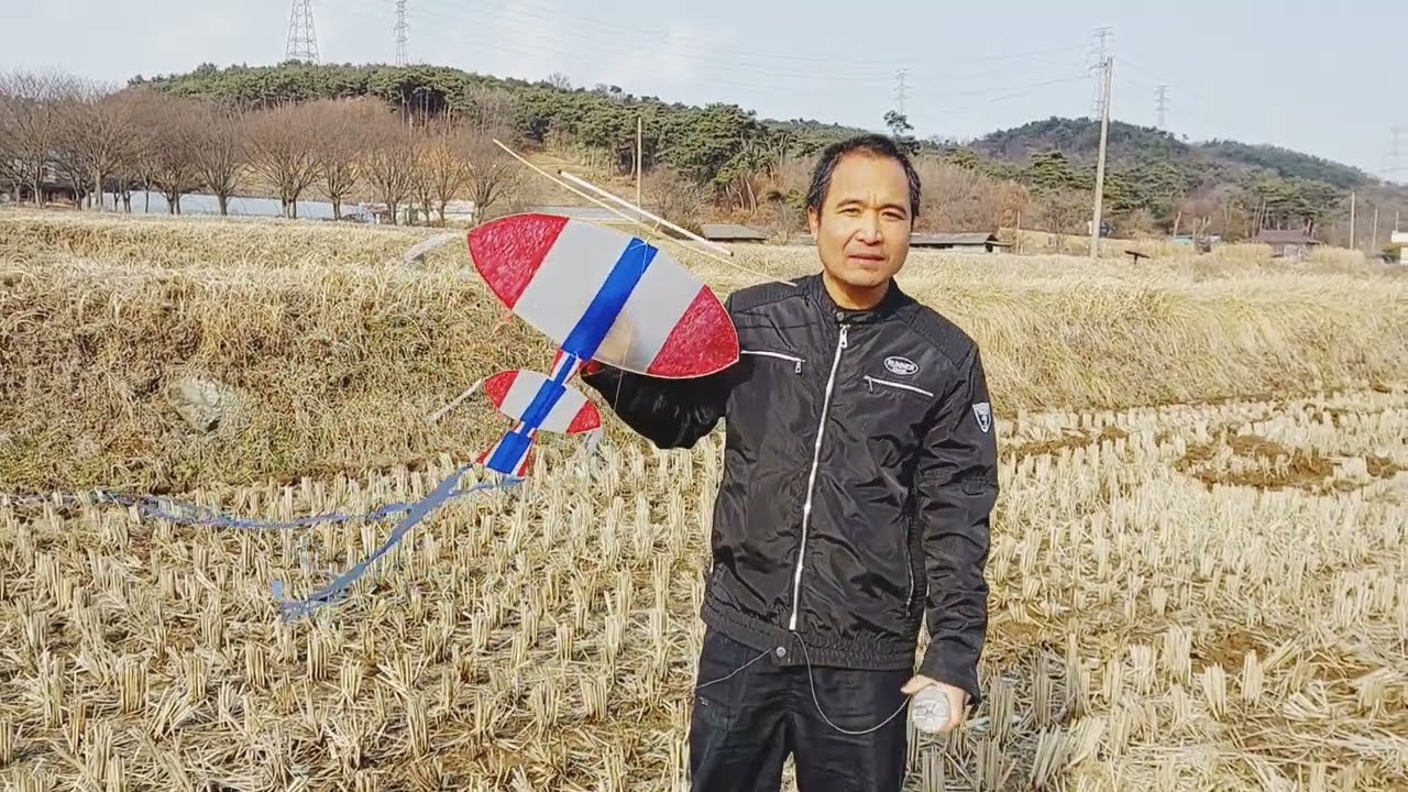 ทำว่าวสองห้องขนาด60ซม.พร้อมทดสอบติดสนู55ซม.ลั่นทุ่งเกาหลีใต้#ว่าวสนู #ทดสอบว่าว