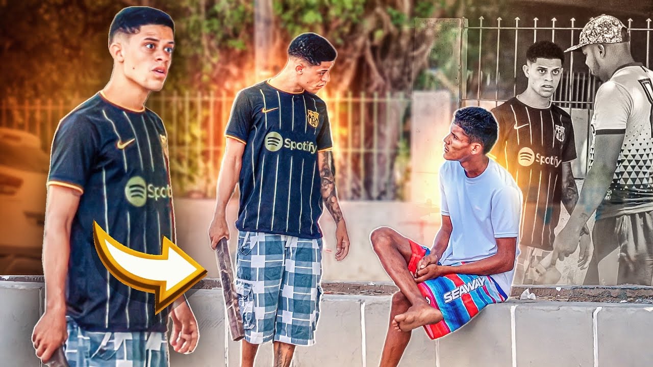 ENCARAND0 ESTRANH0S COM B4RR0TE - pegadinha