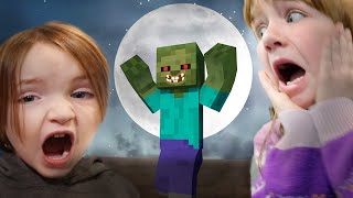 ZOMBiE OUTBREAK in our SECRET SPA!! Adley & Niko build a CAVE FARM! Escape from Skeletons & Creepers