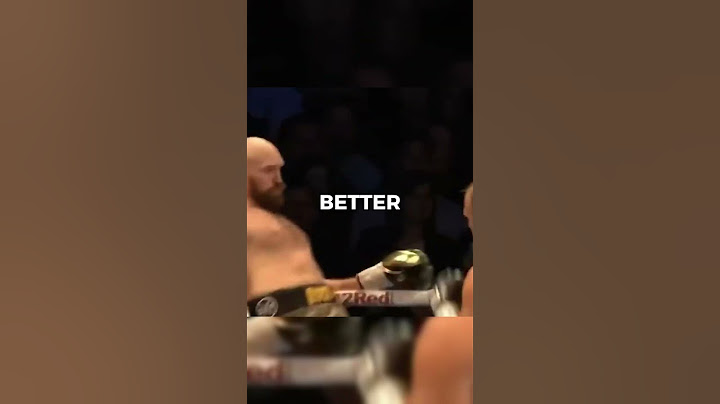 Tyson Fury isn't as good as Muhammad Ali