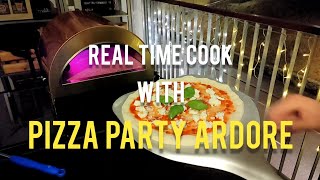 Real time cook with Pizza Party Ardore pizza oven 💥
