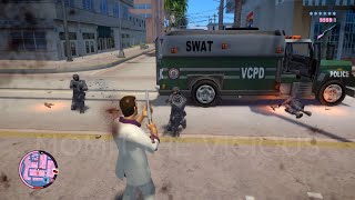 Gta Vice City Nextgen Edition - Epic 6 Star Police Macre Escape