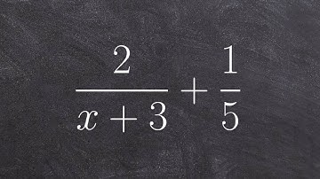 Adding two rational expressions with the same denominators