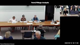 Woodstock Select Board Meeting September 15th 2026
