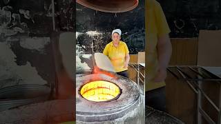 Baking traditional Armenian lavash bread dance