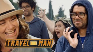 Richard Ayoade & Dawn French make the ULTIMATE athletic duo in Athens | Travel Man