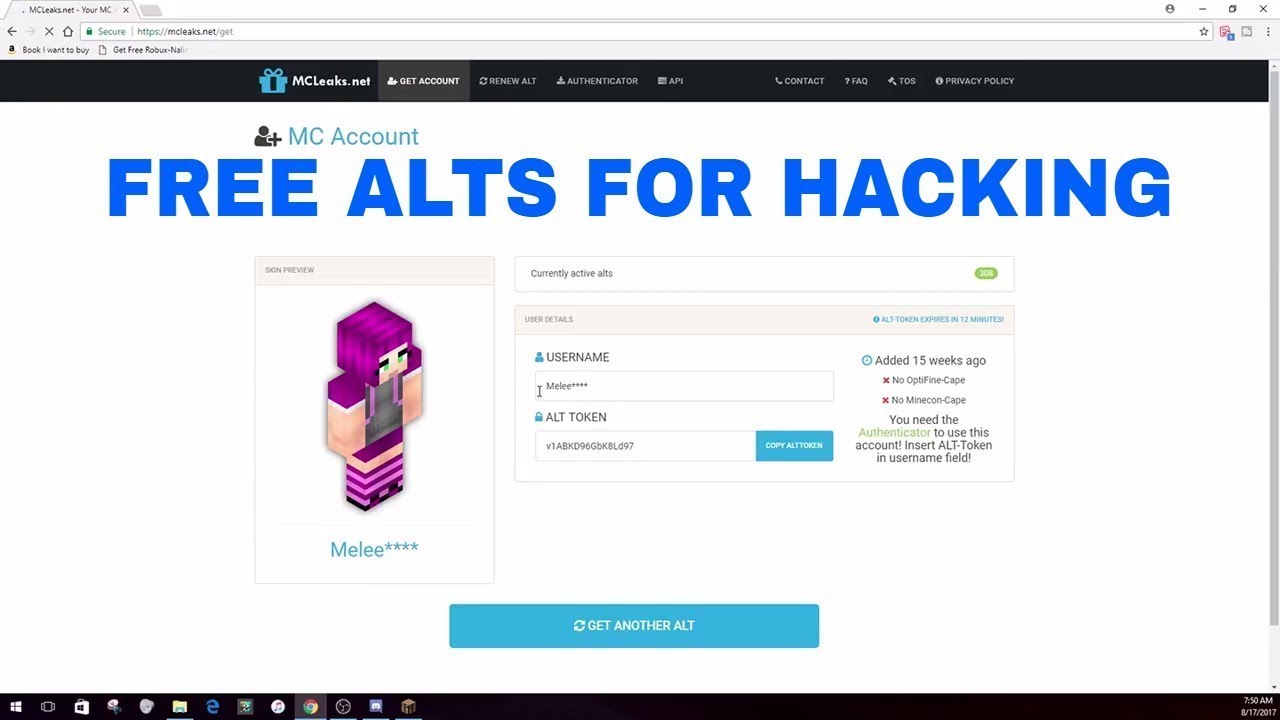How to use Mcleaks 2019 by Beatrix. - 