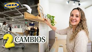 🛠️ Ep.3 Cambios LINDOS SIN Obras :NUEVA Repisa #ikea y Lámpara de Techo en TENDENCIA