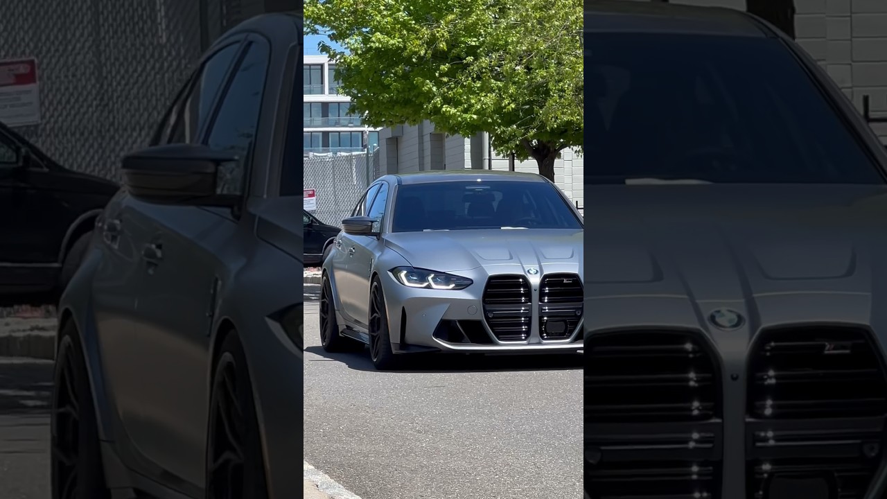 LOWERED + HRE WHEELS ON MY BMW G80 M3 COMP… TUNE NEXT! 