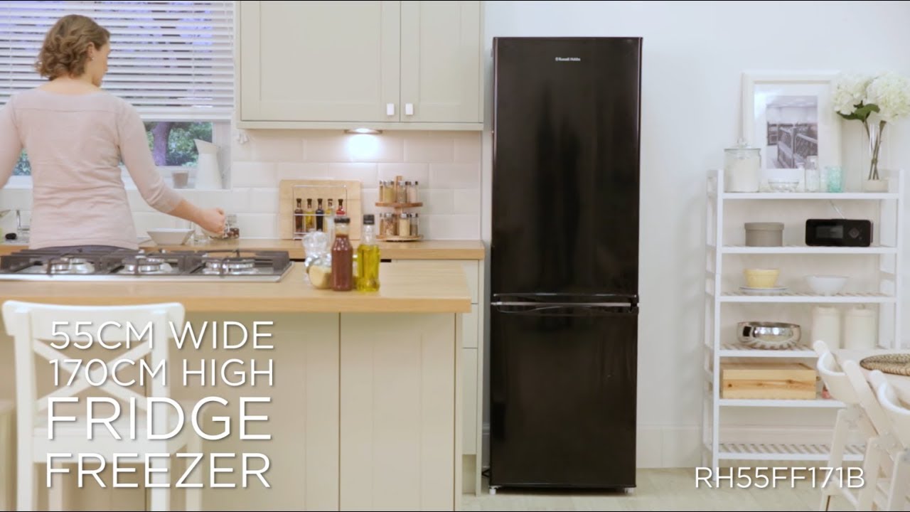 Russell Hobbs Freestanding Fridge Freezer Product Video RH55FF171B