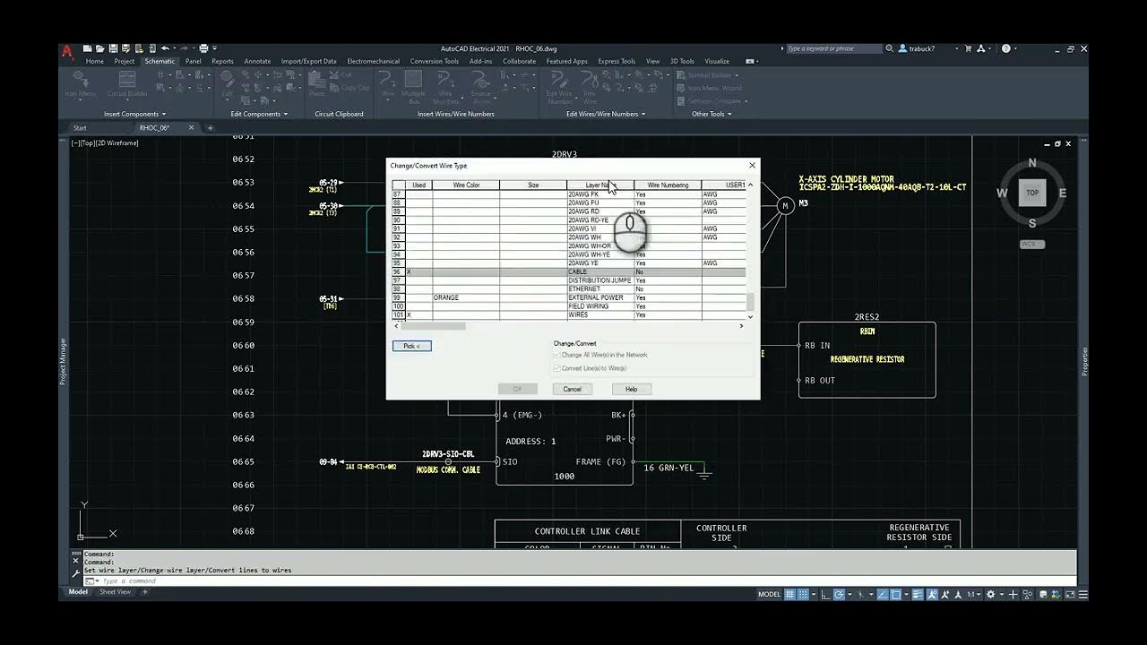 AutoCAD Electrical Howto Change Wire Color Labels YouTube