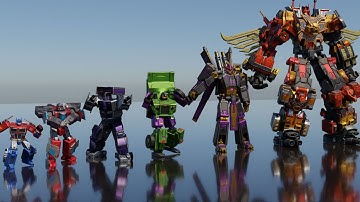 Transformer Size Comparison | 3D Animation