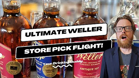 Ultimate Weller Store Pick Flight! #bourbon #whiskey #happyhour #buffalotrace