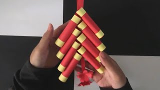 Paper Crafts | How to Make Paper Chinese Firework for Beginner