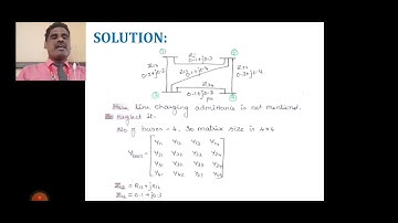 Power System Analysis - Bus admittance matrix