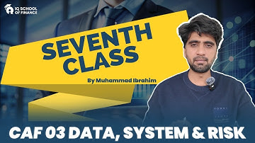 CAF 3 | Data System & Risk | Data Governance & Management | By Sir Muhammad Ibrahim