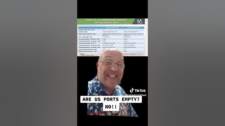 Are #US Ports Empty? NO | Are ships sailing from #China? YES | Are Imports Going to Drop? YES