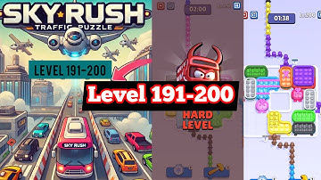 Sky Rush : Traffic Puzzle Level 191-200 Walkthrough